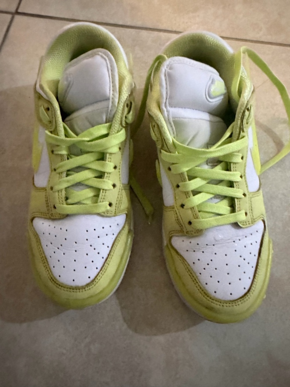 Nike Women's Dunk Low Twist Shoes - Light Lemon Twist